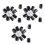 30pcs Capacitor Electrolytic Aluminum 33UF 400V Black 1