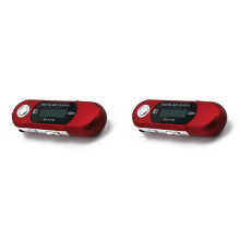 2X MP3 Player USB 2.0 Small Flash Drive Multilanguage LCD Music Player with 3.5mm Audio Jack Automatic Shutdown(C)