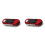 2X  MP3 Player USB 2.0 Small Flash Drive Multilanguage LCD Music Player with 3.5mm Audio Jack Automatic Shutdown(C) 1