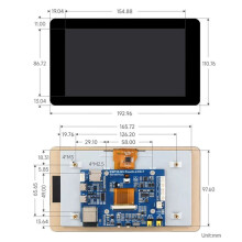 2X ESP32-S3 7 Inch Touch Display Development Board 800x480 WiFi 5 for GUI LVGL HMI ESP32