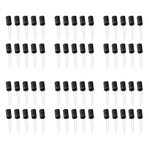 60 X 4.7uF 400V 105C Radial Electrolytic Capacitor 8x12m