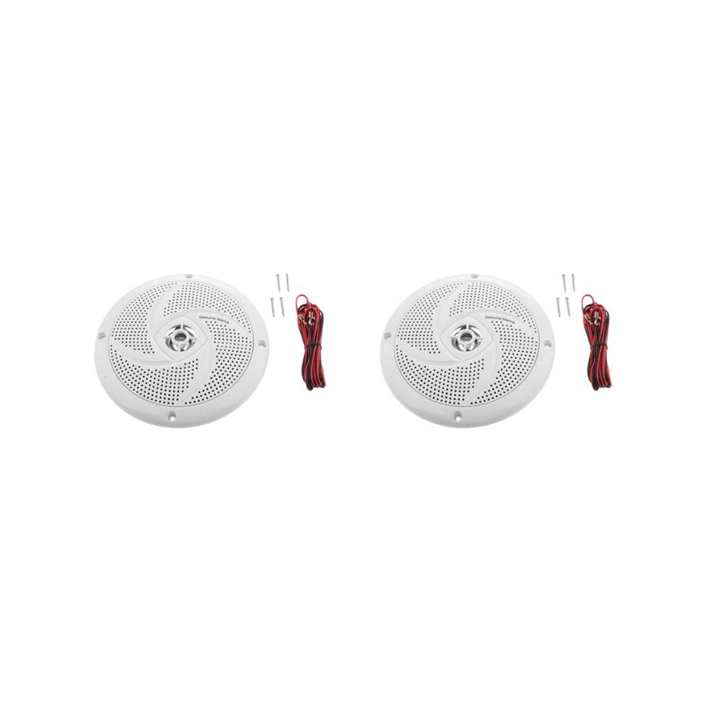 Photos - Car Speakers 2pcs 6.5Inch Marine Speaker Waterproof 60W Boat Speaker Audio Amplifier Loudspeaker with Cable