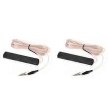 2X Fm Radio Amplifier Radio Aerial Home Radio Antenna Radio Antenna Fm Dipole Antenna 3.2m Wire Av Power Amplifier