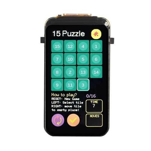 2X Placa de Desenvolvimento ESP32 C6, Tela LCD de 1,47 Polegadas, 172x320 com Luz RGB, Slot para Cartão , Compatível com para WiFi e 1