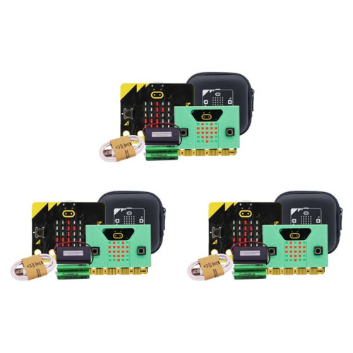 3X BBC Microbit V2 Placa de Desarrollo Educativo Makecode Python Programación Kit de Aprendizaje Programable para la Escuela 1
