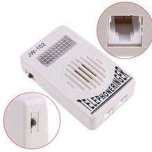 2X Teléfono del Timbre del Teléfono Amplificador Anillo de Pared Altavoz Luz Estroboscópica Flasher Bell Sonido Extra Fuerte