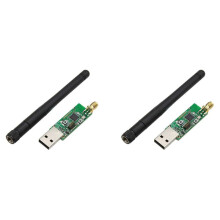 2X Sniffer Sem Fio Zigbee CC2531 Sniffer Bare Board Packet Protocol Analyzer Interface USB Dongle Capture Packet Module + Antena