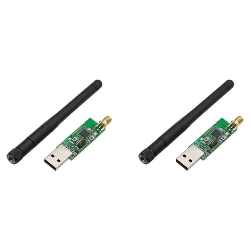 2X Sniffer Sem Fio Zigbee CC2531 Sniffer Bare Board Packet Protocol Analyzer Interface USB Dongle Capture Packet Module + Antena