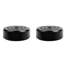 2X Vinyl Record Weight Stabilizer Disc Balanced Clamp for Turntable LP Record Player Accessories Black