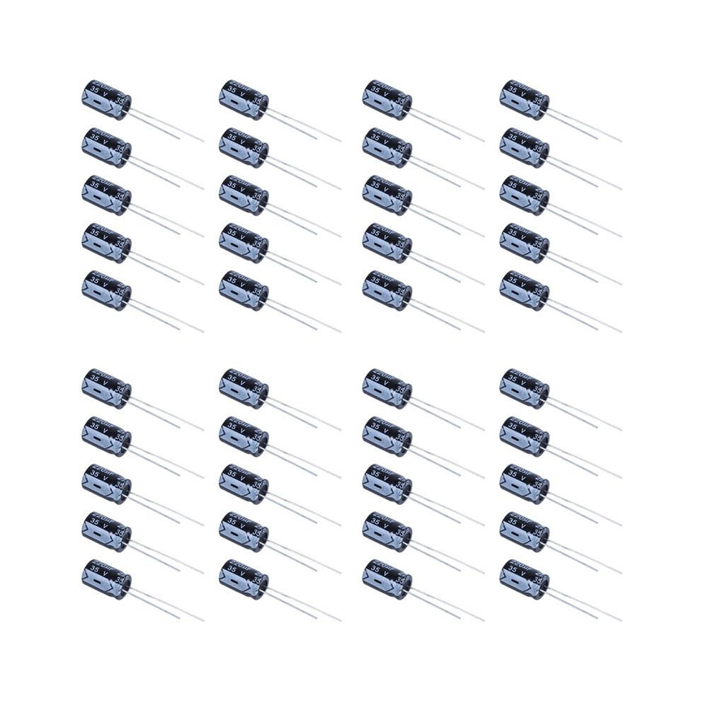 40 X 220Uf 35V 105C Radial Electrolytic Capacitor 8X12mm 6032598251193