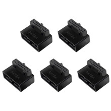 5X PH19A USB 3.0 en-Tête Interne USB3.0 Prise 19/20P Convertisseur Adaptateur 90 Degrés pour Carte Mère D'Ordinateur