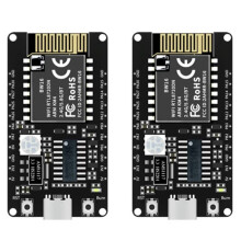 2X Placa de Desarrollo BW16-Kit RTL8720DN Módulo BLE de Bajo Consumo y Wi-Fi de Doble Banda Interfaz Tipo C