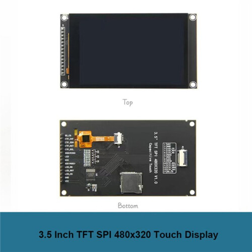 2pcs 3.5 Inch IPS LCD Module TFT SPI Capacitive Touchscreen Display480x320 ST7796 Screen for Mega2560/C51/STM32/ESP32 1
