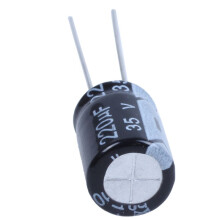 40 X 220uF 35V 105C Radial Electrolytic Capacitor 8x12mm