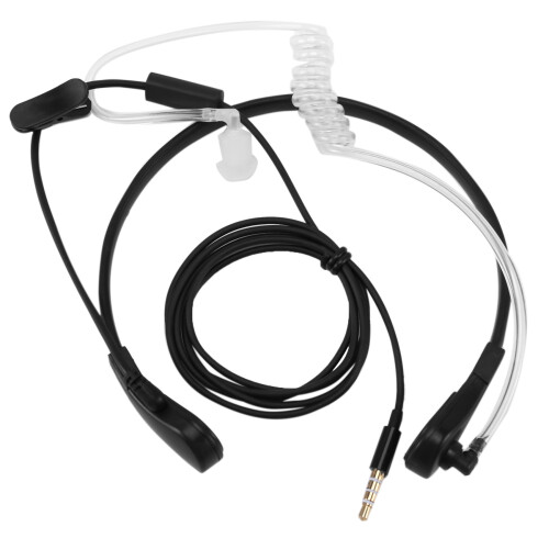 1pin 3.5mm Garganta Microfono Microfono Oculto Auricular Auricular Auricular para  / HTCSmart telefono Auricular 1