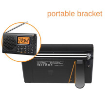 2X Full Band FM AM SW Portable Radio Stereo Digital Display Dual-Purpose Manual FM Radio