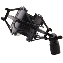 Universal 3KG Bearable Load Mic Microphone Shock Mount Clip Holder Stand Radio Studio Sound Recording Bracket Black Professional