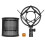Microphone Shock Mount with Microphone Filter Windscreen Suspension Shock Mount Holder Clip 1