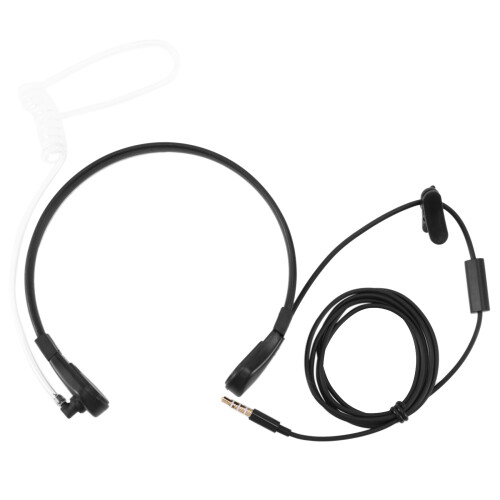 1pin 3.5mm Garganta Microfono Microfono Oculto Auricular Auricular Auricular para  / HTCSmart telefono Auricular 2