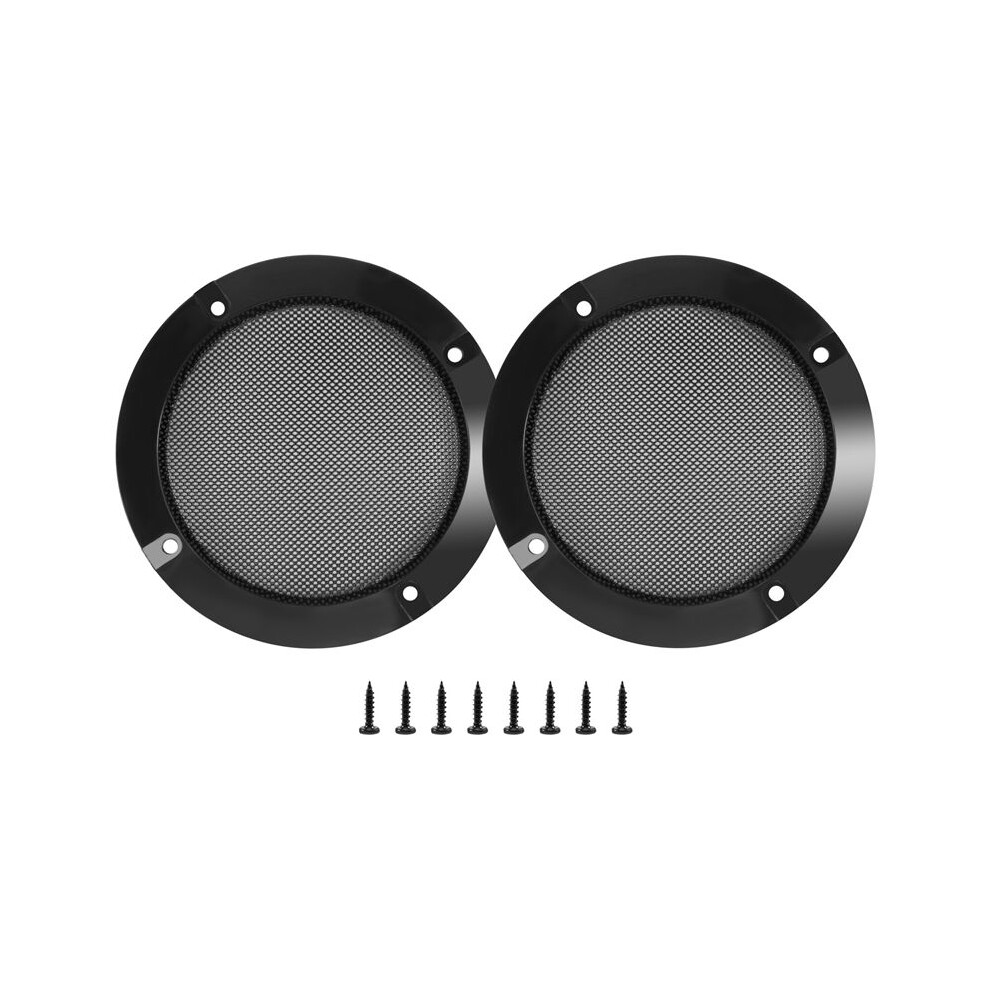 2Pcs 4 Inch Speaker Speaker Grille Speaker Face Shield Replaceable Round Speaker Protection Grille 4711388854944