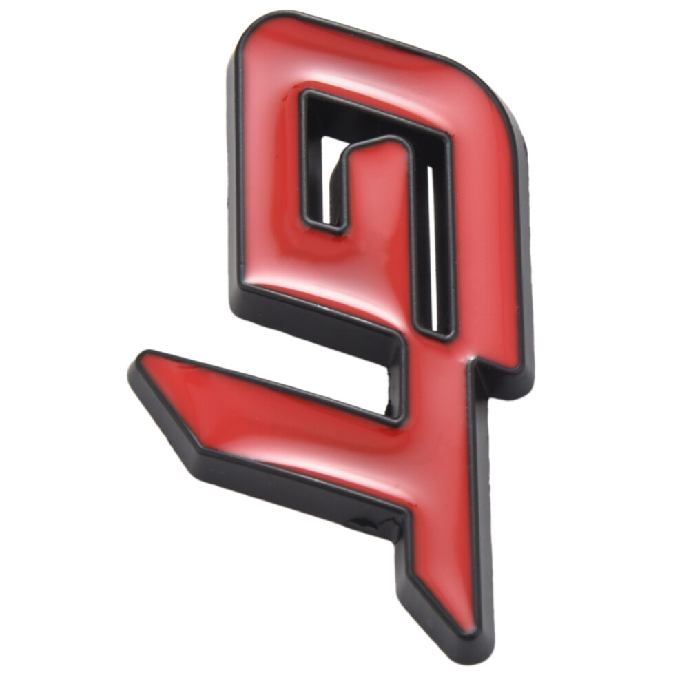 3D Logo Car Sticker Fashion Car Decor Sticker For Mustang Focus 2 3 Fiesta Ranger Mondeo Mk2 + Red/Black 6033875157207