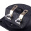 Square Shape Double Binding Post Type Speaker Box Terminal Cup Black 7