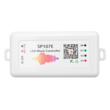 WIFI RGB SP107E Pixel IC SPI Music Controller for WS2812 SK6812 SK9822 RGBW APA102 LPD8806 Strip DC5-24V
