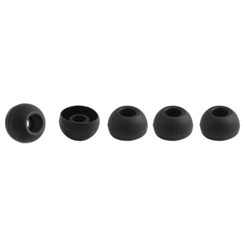 50 Pcs Black Earbuds Earpiece In Ear Buds Tip Cover Replacement 2