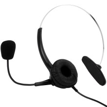 RJ9 Centre D'Appel Casque Monaural Casque RéDuction Du Bruit Casque D'Appel Casque avec Micro