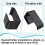 Acrylic Headphone Bracket Wall Mounted Headset Holder Desk Display Stand Bracket Hanger Headphone 5