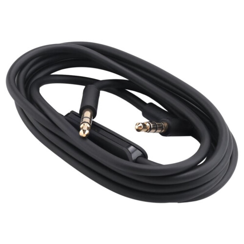 Replacement Remote Talk Audio Cable for  Studio, Executive, Mixer, Solo HD, Wireless, and Pro Headphones(Black) 2