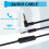 Replacement Remote Talk Audio Cable for  Studio, Executive, Mixer, Solo HD, Wireless, and Pro Headphones(Black) 5