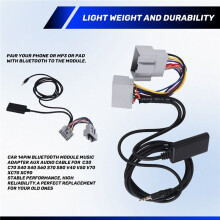 Car 14Pin Module Music Adapter Aux Audio Cable for C30 C70 S40 S40 S60 S70 S80 V40 V50 V70 XC70 XC90
