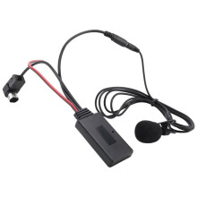 Adaptador AUX para Coche Audio InaláMbrico Llamada TelefóNica MicróFono Manos Libres para KCA-121B AI-NET CDA-9857 CDA-9886