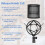 Microphone Shock Mount with Microphone Filter Windscreen Suspension Shock Mount Holder Clip 5