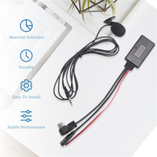 Car AUX Adapter Wireless Audio Phone Call Handsfree Microphone for KCA-121B AI-NET CDA-9857 CDA-9886