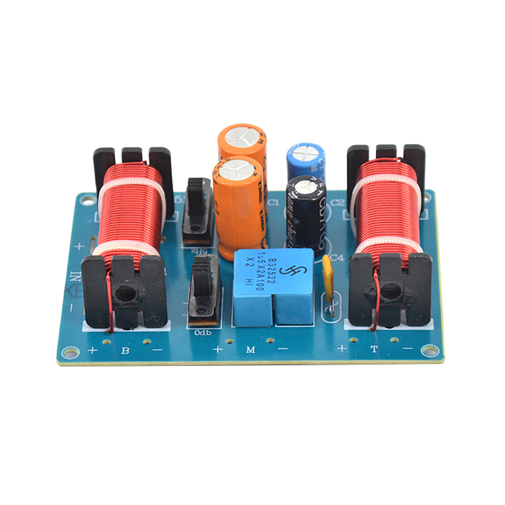 150W Speaker Treble Alto Bass Audio Frequency Divider 3 Way Crossover Filter For 4-11 Inch Bookshelf Speakers 6033767596213