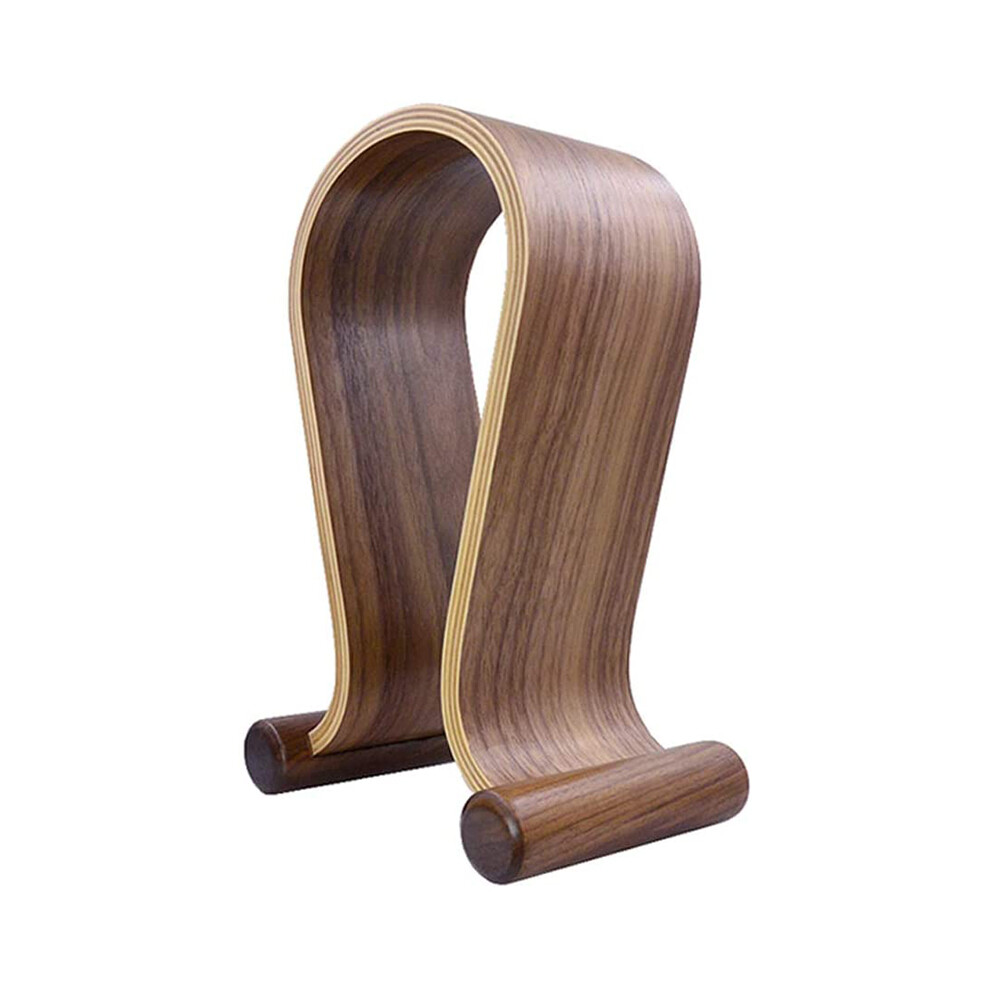 Wooden Headset Holder,Universal Earphone Hanger Holder For Gaming Headsets & Dj Studio Headphones Desktop Headphone Rack 6132286733625