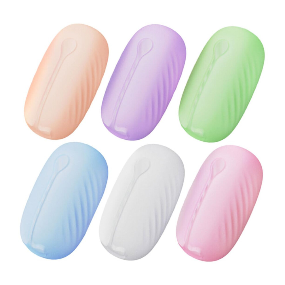 Toothbrush Travel Case with Silicone Head Covers, Compact Hygienic Storage for Manual and Electric