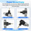 Microfono Jack da 3,5 Mm Microfono Stereo Portatile per Telefono Microfono di Registrazione per Smartphone 6