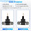 Microfono Jack da 3,5 Mm Microfono Stereo Portatile per Telefono Microfono di Registrazione per Smartphone 4