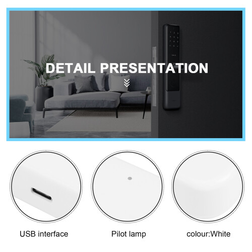 Wifi Gateway Fingerprint Password  Electronic Door Lock Home Bridge Ttlock App Control Gateway Hub 2