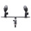 Alctron MAS020 Support de Microphone Double pour Enregistrement StéRéO Support de Microphone Double 5