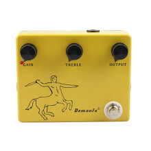 Demonfx Professional Surmultiplié PéDale D'Effets pour Guitare VéRitable Contournement - Clone Klon-Centaur Accessoires pour Guitare