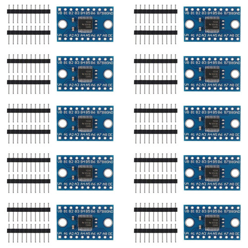 10PCS TXS0108E 8 Channel Level Conversion Module High Speed Full Duplex 8 Way Bi-Directional Converter for