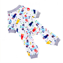 Hondentrui, zachte gebreide hondentrui voor kleine mannelijke honden, ademende en comfortabele hondenkleding voor kleine honden, meerkleurig, XS