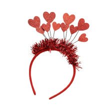Diadema brillante con velo para el Día de San Valentín – Accesorio para fotos de fiesta y tocado para vestidos de baile, accesorio festivo para