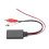 2Pcs Car Wireless  Module Music Adapter RCA AUX Audio Cable Universal 2RCA Interface  Adapter 5-12V 10
