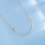Conjunto de 3 Extensores de Corrente em Prata de Lei 925 para Colares e Pulseiras (1 polegada, 2 polegadas, 3 polegadas) 5