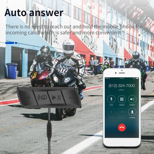 Motorcycle Helmet Headset  5.0 Intercom Wireless Earphone Stereo with Mic Noise Reduction Headphone,M7 1